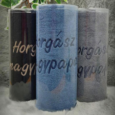  Hímzett törölköző - Horgász Nagypapa lakástextília