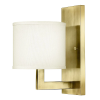 Hinkley Lighting klasszikus fali lámpa hampton fehér sárgaréz elshk-hampton1-bb