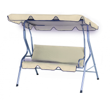  Hintaágy 3 személyes bézs színben hintaágy