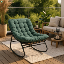  Hintafotel Zöld Párnával. AURORA bútor