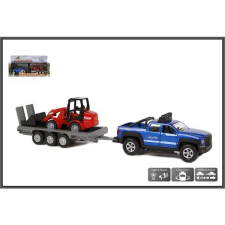 Hipo Terepjáró Trélerrel És Markolóval - Fénnyel És Hanggal - Kids Globe (510207) autópálya és játékautó