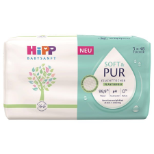 Hipp Babysanft Soft &Pur (3×48 darab) törlőkendő
