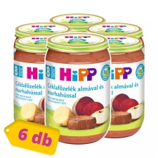 Hipp BIO céklafőzelék almával és marhahússal, 8 hó+ (6x220 g) bébiétel