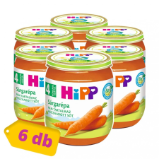 Hipp BIO sárgarépa főzelék, 4 hó+ (6x125 g) bébiétel