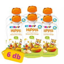 Hipp HiPPiS BIO gyümölcspép banán-körte-mangó 4 hó+ (6x100 g) bébiétel
