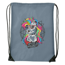 Hipster unicorn - Sport táska szürke tornazsák