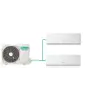 Hisense multi-split klíma szett 5kW (2AMW52U4RXC) kültéri egység + 2db, 2,6kW New Comfort (DJ25VE0AG) beltéri egység