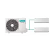 Hisense multi-split klíma szett 7,2kW (3AMW72U4RJC) kültéri egység + 2db, 3,5kW Energy Pro X White beltéri egység