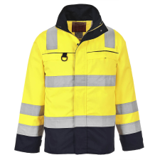  HiVis Multi-Norm kabát PW_FR61YNRM Sárga/Navy - M méret láthatósági ruházat