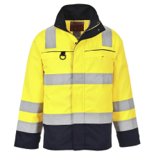  HiVis Multi-Norm kabát PW_FR61YNRXL Sárga/Navy - XL méret láthatósági ruházat