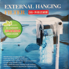  HJ-06 keskeny akváriumi akasztós szűrő (250 l/h | 3 w) akvárium vízszűrő