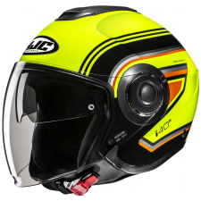 HJC i40N Linia MC3H nyitott motoros bukósisak fluo sárga-fekete bukósisak