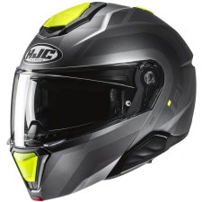 HJC i91 Arven MC3HSF felnyitható motoros bukósisak szürke-fekete-fluo sárga bukósisak
