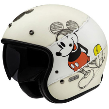 HJC V31 Disney Mickey Sketch MC1SF nyitott motoros bukósisak fehér-fekete bukósisak