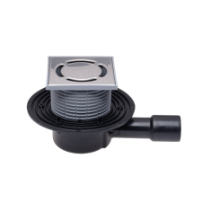 HL PADLÓLEFOLYÓ DN40/50 VÍZSZINTES KIMENETTEL, 123X123 MM/115X115 MM építőanyag