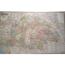 HM Magyarország falitérkép 1903 antik Homolka 100x70 cm, a magyarság összetartozása térkép térkép