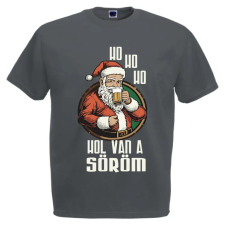  Ho ho Hol van a söröm? - Karácsonyi Férfi Póló férfi póló