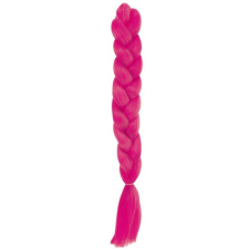  Hőálló, formázható szintetikus hajfonat * 60 cm, rózsaszín póthaj