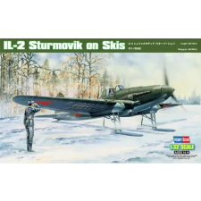 HobbyBoss 1/32 IL-2 Sturmovik sítalpas változat katonai repülőgép modell makett
