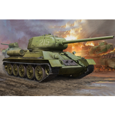HobbyBoss II. Világháborús Szovjet T-34/85 tank műanyag modell (1:16) makett