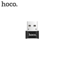 Hoco adapter OTG USB - Type-c UA6 fekete kábel és adapter