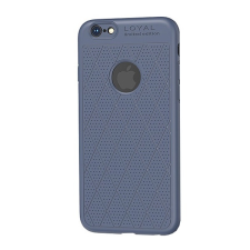 Hoco ADMIRE szilikon telefonvédő (ultravékony, 0.8 mm, lyukacsos, rombusz minta, logó kivágás) KÉK Apple iPhone 6 Plus 5.5, Apple iPhone 6S Plus 5.5 tok és táska