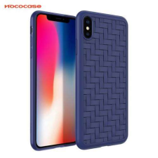 Hoco APPLE iPhone X, iPhone XS, HOCO TRACERY szilikon mobiltok, KÉK tok és táska