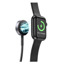Hoco CW54 wireless töltő 2in1, ( Apple Watch + töltőkábel ) fekete okosóra kellék
