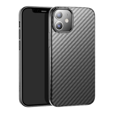 Hoco DELICATE SHADOW szilikon telefonvédő (karbon minta) FEKETE tok és táska