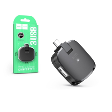 Hoco HOCO USB Type-C - 3xUSB 2.0 + OTG elosztó/adapter - HOCO HB11 Type-C to 3 USB Ports Converter HUB - fekete mobiltelefon, tablet alkatrész