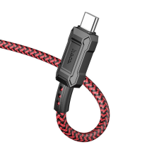 Hoco kábel Type-C Type-C tápegységre 60W Leader X94 piros mobiltelefon kellék