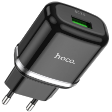 Hoco N3 USB-A hálózati töltő 18W fekete (N3_B) (N3_B) mobiltelefon kellék