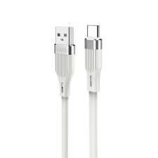 Hoco Töltő és adatkábel USB/Type-C csatlakozóval 3A 1.2 méter Hoco U72 Forest fehér kábel és adapter