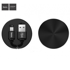 Hoco U23 Micro USB adat- és töltőkábel fekete kábel és adapter