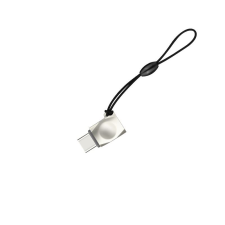 Hoco UA8 MicroUSB - Type-C adapter ezüstszínű (HC070269) (HC070269) kábel és adapter