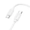 Hoco X115 Surpass 240 W-os gyors töltésű adatkábel C-C fehér