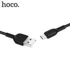 Hoco X20 adatátvitel adatkábel / USB töltő - USB / microUSB, 1m, 2A, 10W - FEKETE kábel és adapter