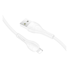 Hoco x37 adatkábel (usb - lightning, 100cm, törésgátló) fehér kábel és adapter