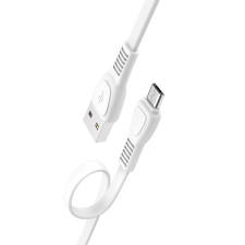 Hoco x40 noah töltõ adatkábel micro-hoz, fehér kábel és adapter