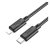 Hoco X88 adatkábel (Type-C - lightning, 20W, PD gyorstöltő, 100cm) FEKETE (HOCO_X88_B)