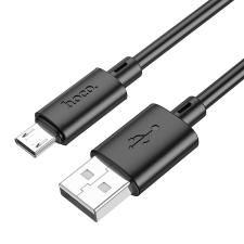 HOCO X88 kábel - USB / MicroUSB fekete kábel, 2,4A kábel és adapter