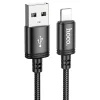 Hoco X91 USB-A - Lightning kábel 2.4A 3m - fekete