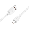 Hoco X96 USB Type-A apa - USB Type-C apa 2.0 Töltőkábel - Fehér (1m) (X96_6A_W)