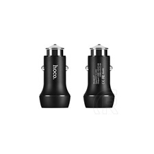 Hoco Z7 dual USB autós töltő 2,1A (fekete) mobiltelefon kellék