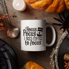  Hocus Pocus Focus fehér bögre bögrék, csészék