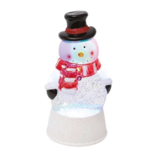  Hóember lámpás (vízkeveréssel, csillámokkal) karácsonyi dekoráció