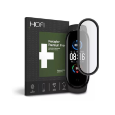 Hofi FN0164 Xiaomi Mi Smart Band 5 HOFI Hybrid Glass üveg képernyővédő fólia, fekete okosóra kellék