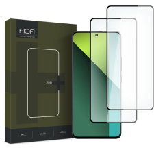 Hofi FNS0171 Xiaomi Redmi Note 13 / 13 Pro 4G / 13 Pro HOFI Glass Pro+ üveg képernyővédő fólia, 2 db-os csomag, Fekete mobiltelefon kellék