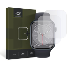 Hofi FNS0220 Apple Watch 4 / 5 / 6 / 7 / 8 / SE (40 / 41 MM) HOFI HYDROFLEX PRO+ kijelzővédő fólia, 2db-os csomag, átlátszó okosóra kellék