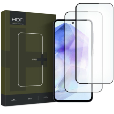 Hofi Glass Pro Full Screen 2x üvegfólia Samsung Galaxy A35 / A55 5G, fekete mobiltelefon kellék